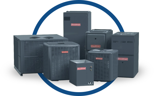 collection of Goodman hvac units