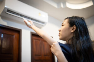 AC blowing warm air
