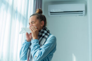 ductless AC smell